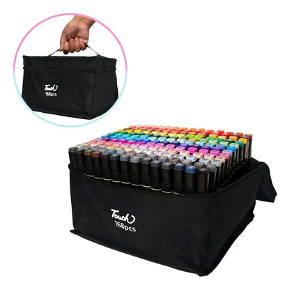 Set de marcadores Touch de doble punta (168 piezas)
