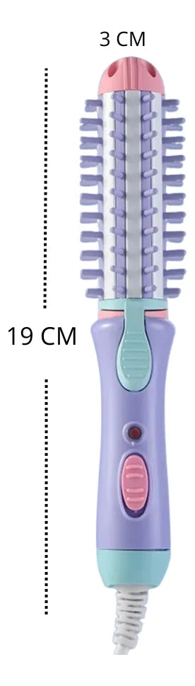 Mini Cepillo rizador/alisador eléctrico 2 en 1