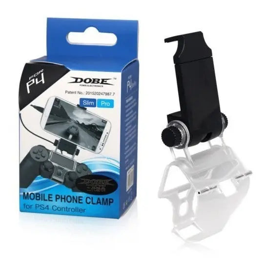 Soporte Dobe para mando P4 con clip para celular