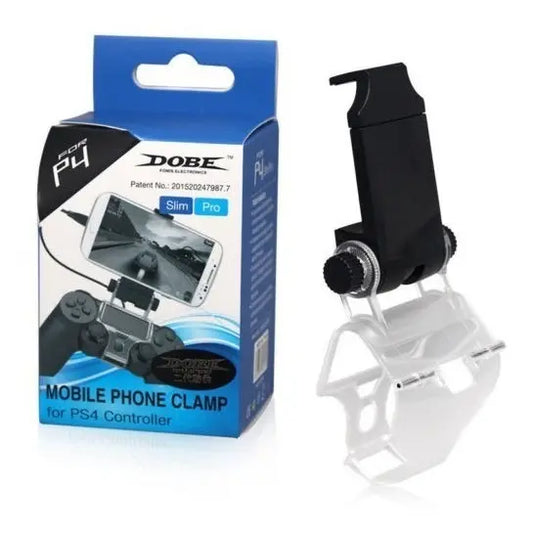Soporte Dobe para mando P4 con clip para celular