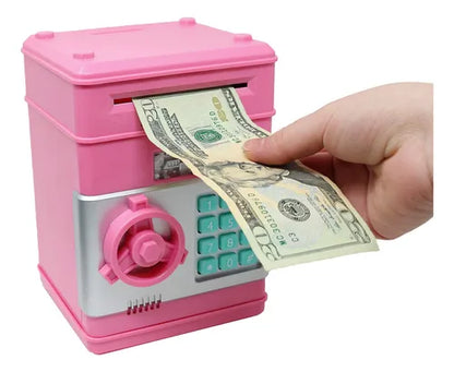 Alcancía Electrónica Infantil con Clave y Detector de Billetes