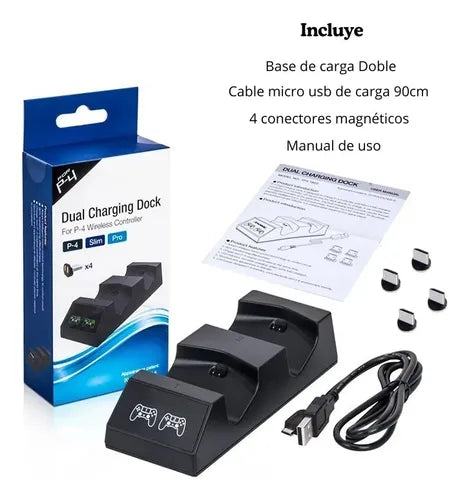 Base de Carga Dual para Controles PS4