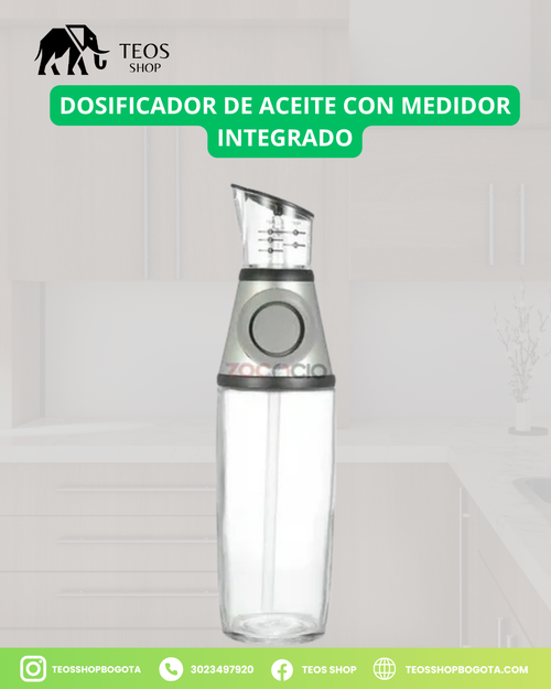 Dosificador de aceite con medidor integrado