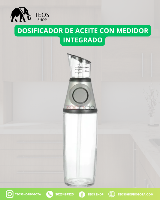 Dosificador de aceite con medidor integrado