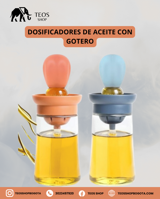 Dosificadores de aceite con gotero
