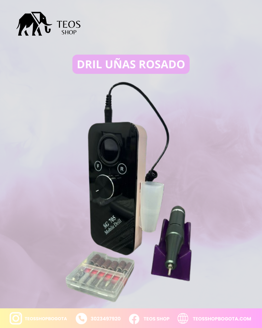 Dril uñas rosado
