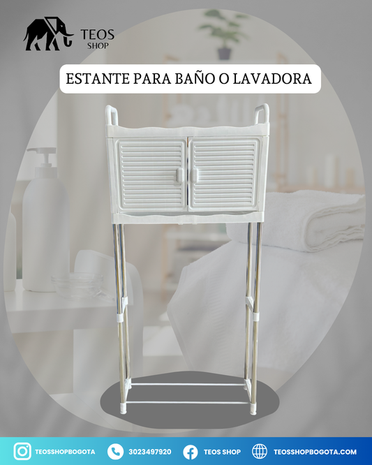 Estante de baño o lavadora