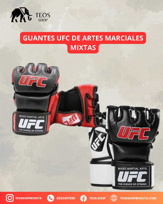 Guantes UFC de Artes Marciales Mixtas