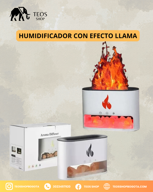 Humidificador con efecto llama
