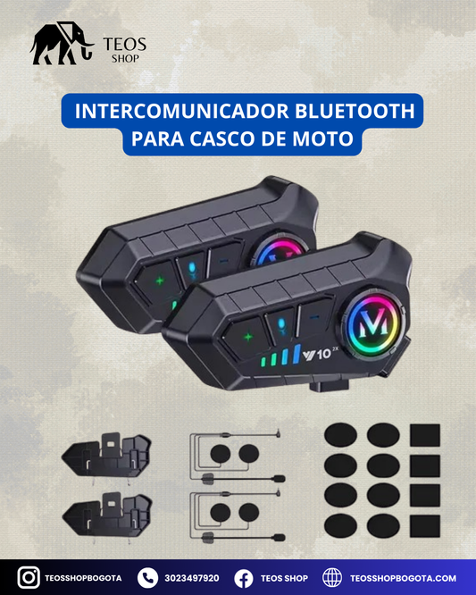 Intercomunicadores Bluetooth para Casco de Moto