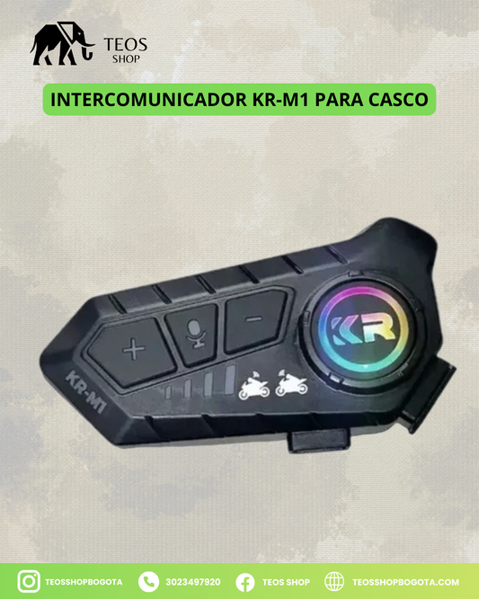 Intercomunicador KR-M1 para Casco