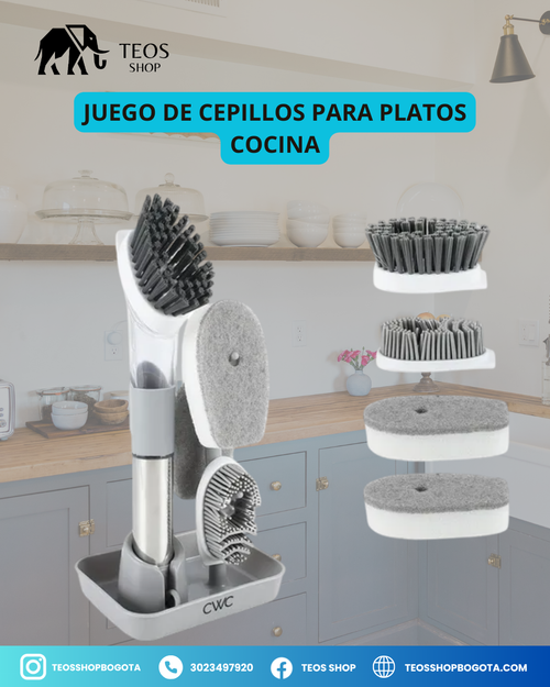 Juego De Cepillos Para Platos cocina