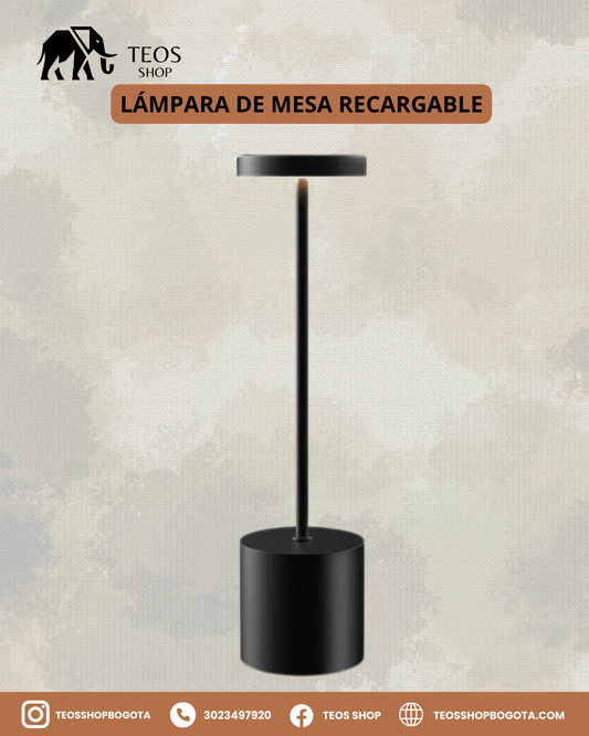 Lámpara de Mesa Recargable