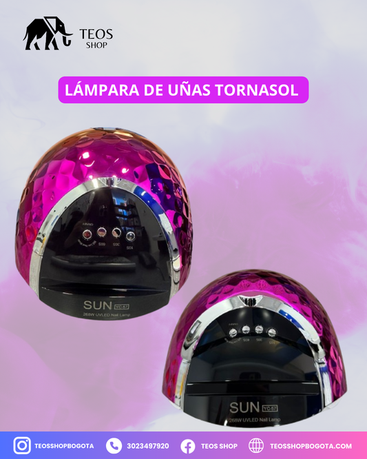 Lámpara de uñas tornasol