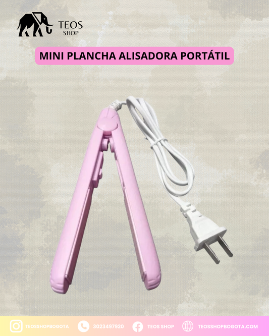 Mini plancha alisadora portátil