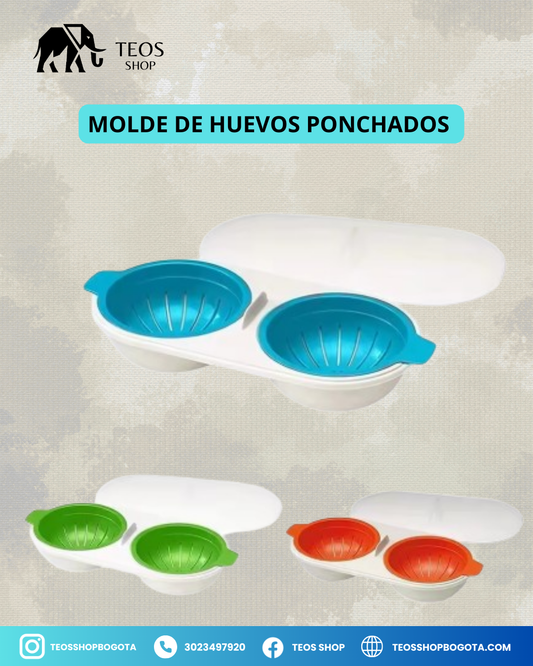 Molde de huevos ponchados