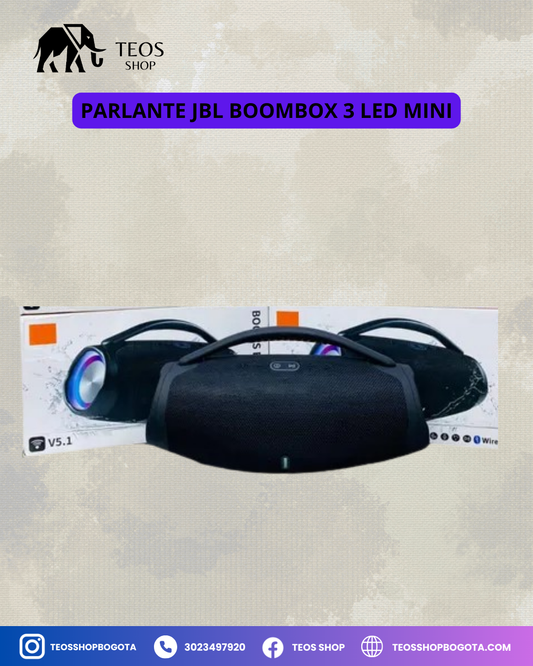 Parlante JBL Boombox 3 LED MINI