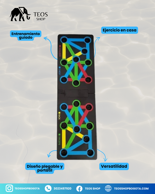 Tabla de Entrenamiento con Guía de Colores