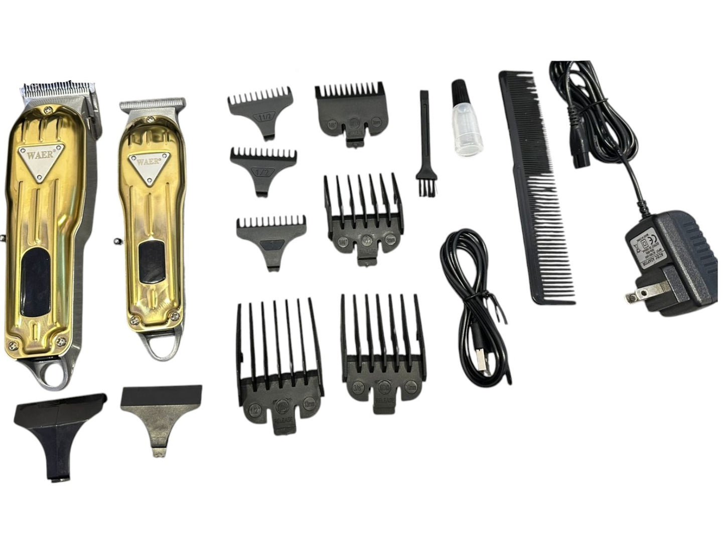 Combo WAER Profesional Dorada 2 en 1 – Corte + Detalle 015