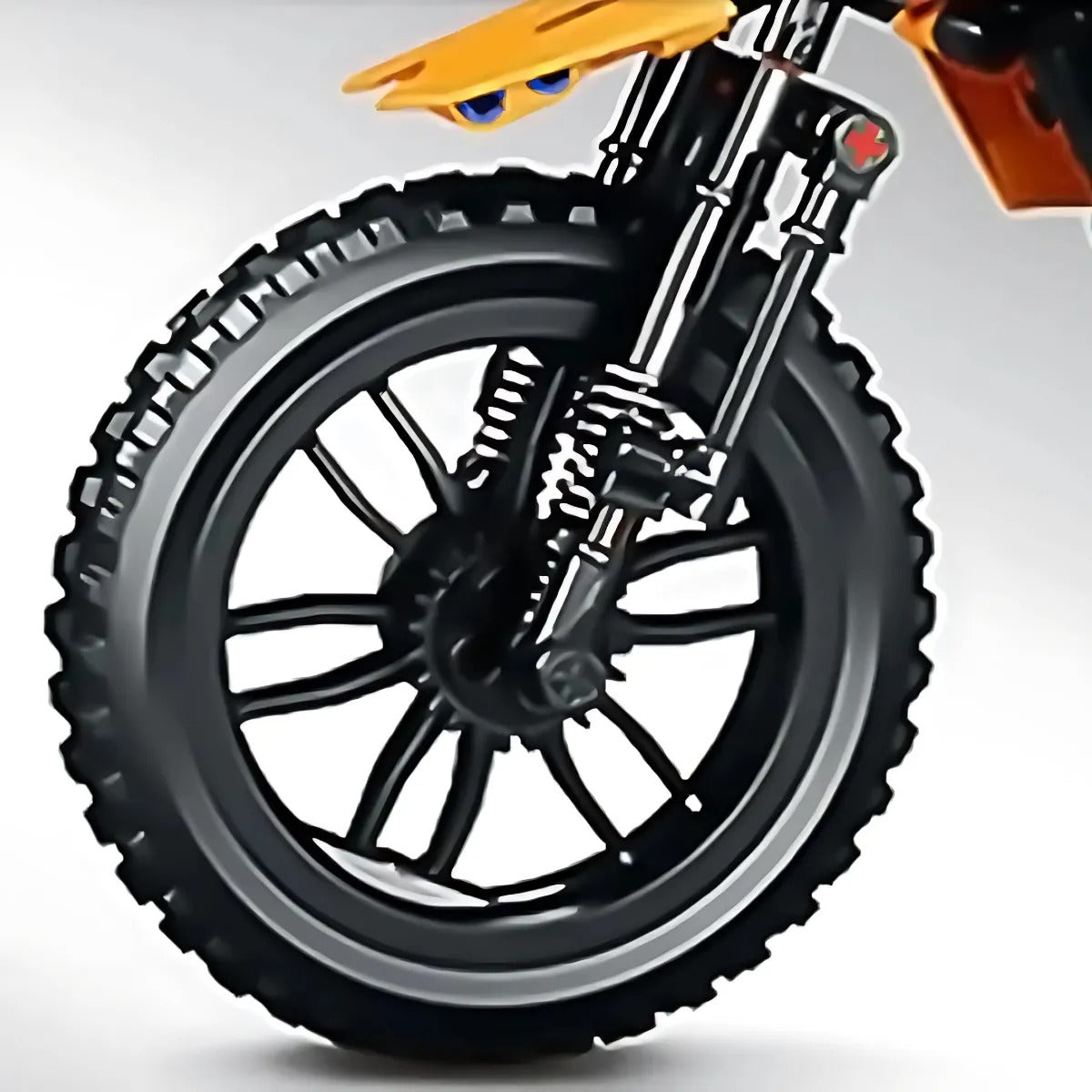 Moto de Bloques Off-Road – Set de Construcción Tipo LEGO Technic