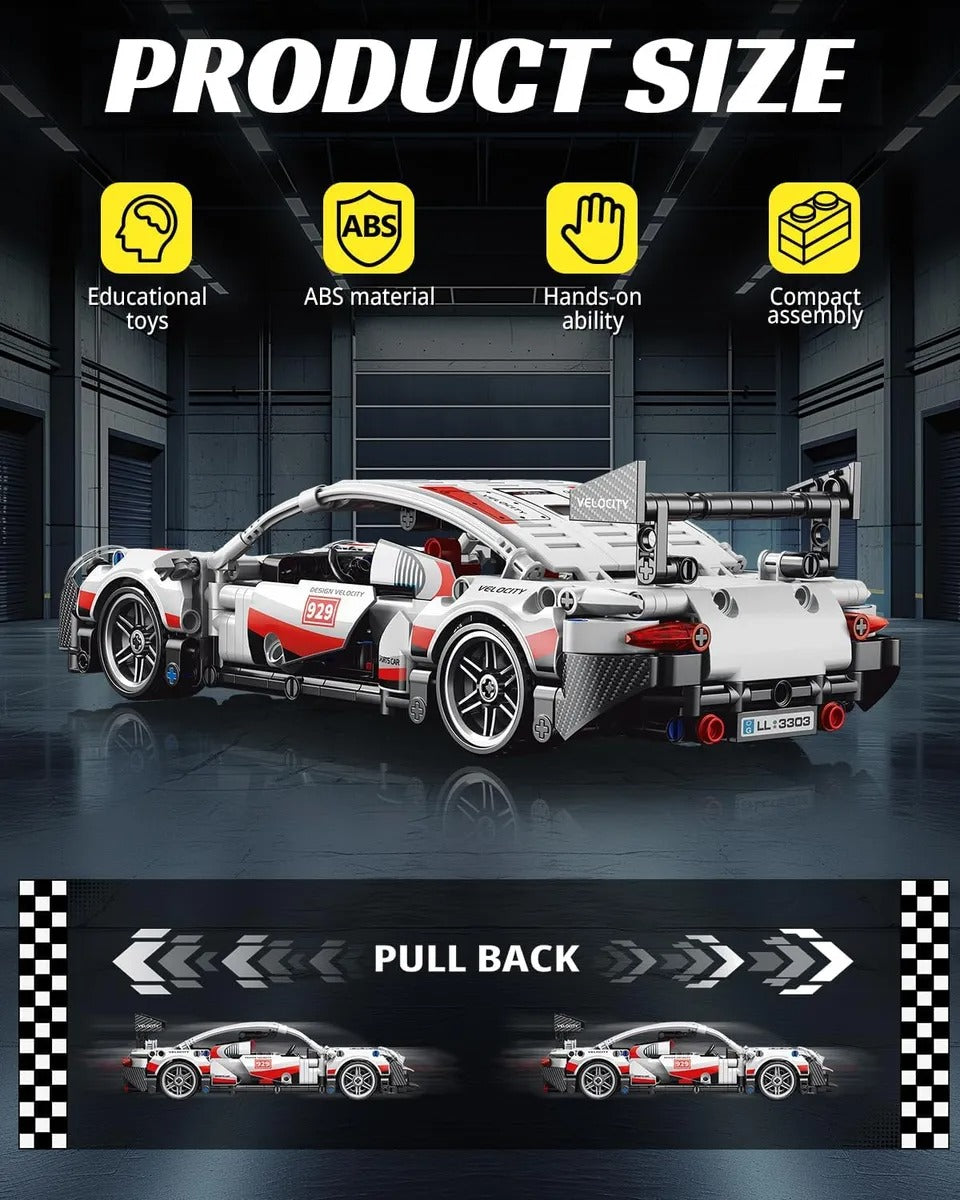 Carro Deportivo Racing – Bloques Tipo LEGO Technic