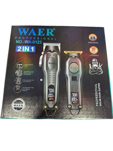 WAER Profesional 2 en 1 – Corte & Detalle 0123