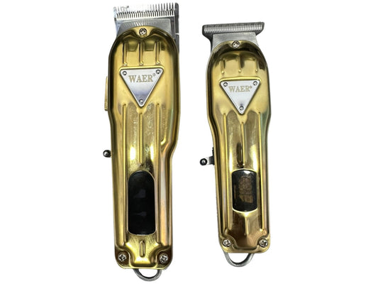 Combo WAER Profesional Dorada 2 en 1 – Corte + Detalle 015