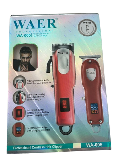 Máquina WAER Profesional WA-005 Dorada 2 en 1 – Corte + Detalle