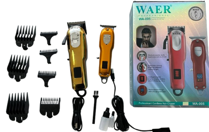 Máquina WAER Profesional WA-005 Dorada 2 en 1 – Corte + Detalle