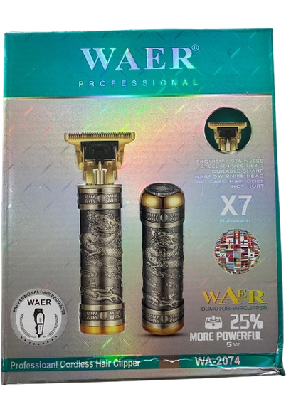 🐉 Máquina WAER Profesional WA-2074 X7 Dragon Edition – Corte + Afeitadora