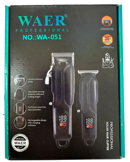 💈 Máquina WAER Profesional WA-051 – Corte + Detalle