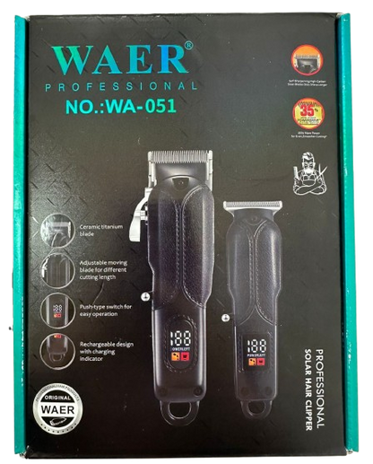 💈 Máquina WAER Profesional WA-051 – Corte + Detalle