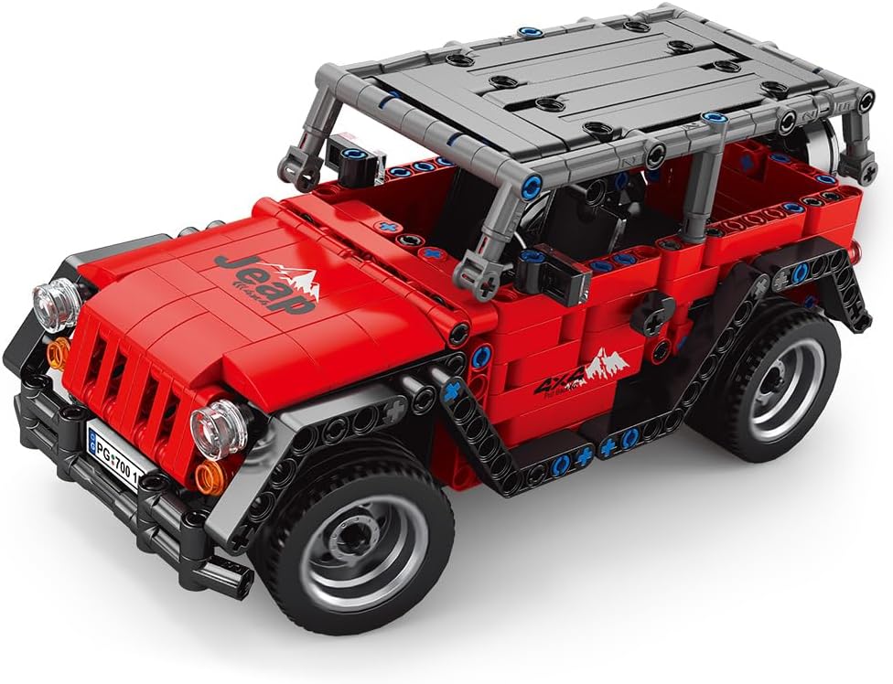 Jeep 4x4 RC de Bloques – Tipo LEGO Technic