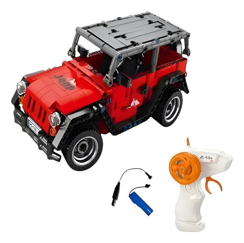 Jeep 4x4 RC de Bloques – Tipo LEGO Technic