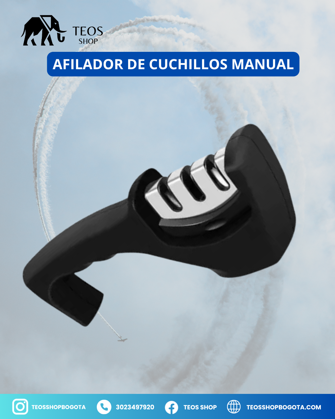 Afilador de cuchillos manual