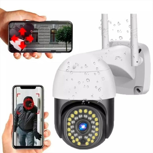 Cámara de seguridad WiFi con visión nocturna y control desde celular