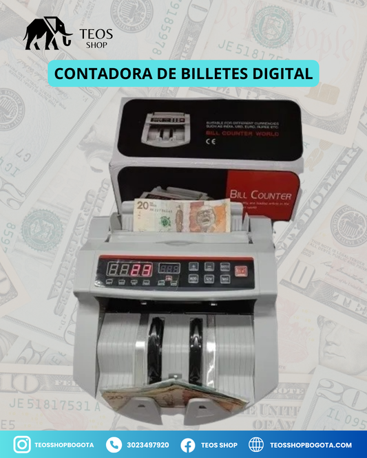 Contadora de billetes Digital