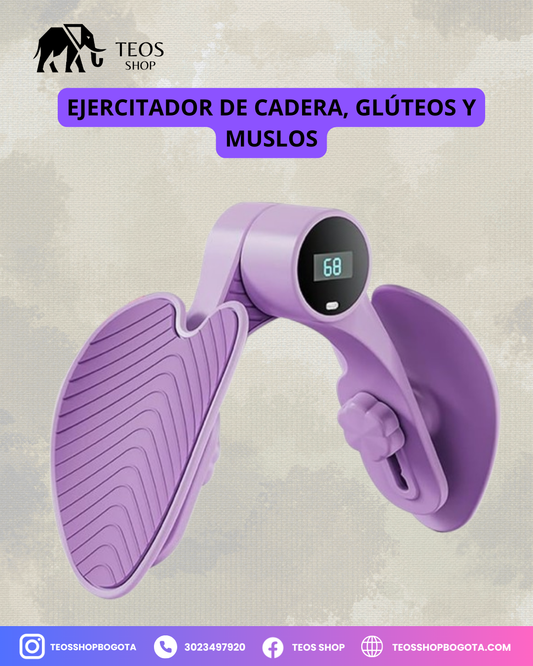 Ejercitador de cadera, glúteos y muslos