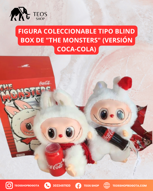 Figura coleccionable tipo blind box de "The Monsters" (versión Coca-Cola)