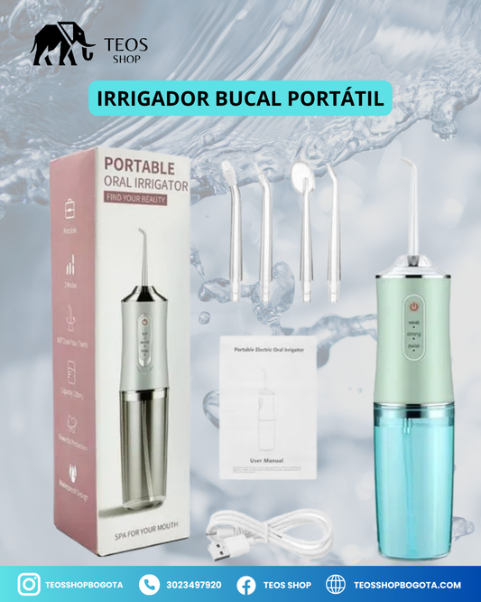 Irrigador bucal portátil