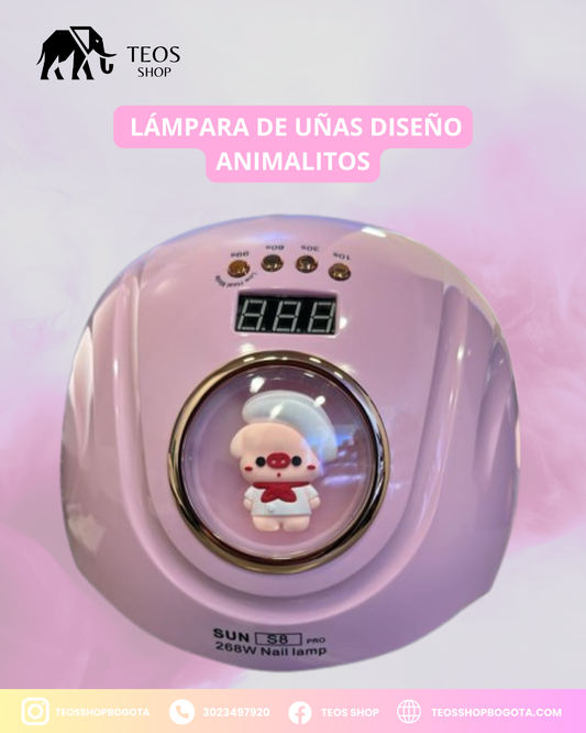 Lámpara de uñas diseño animalitos