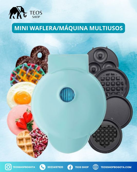 Mini waflera/máquina multiusos