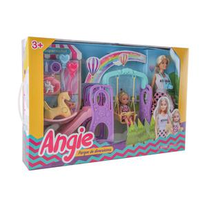 Muñeca con bebe parque de diversiones